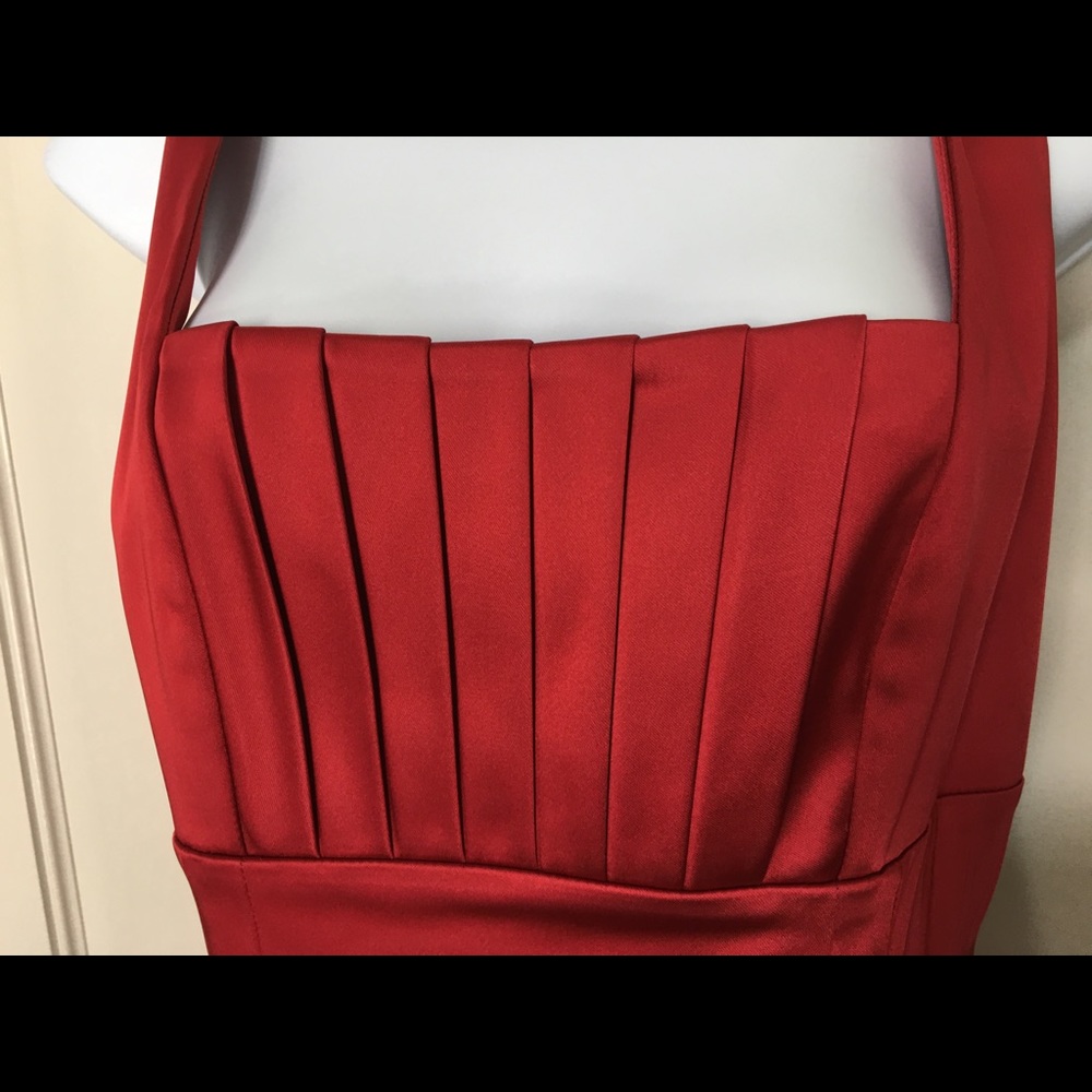 Stunning Deep Red Calvin Klein cocktail formal